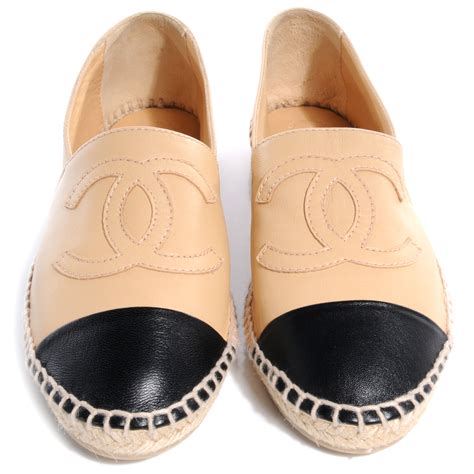 chanel espadrilles lambskin|chanel espadrilles lambskin beige.